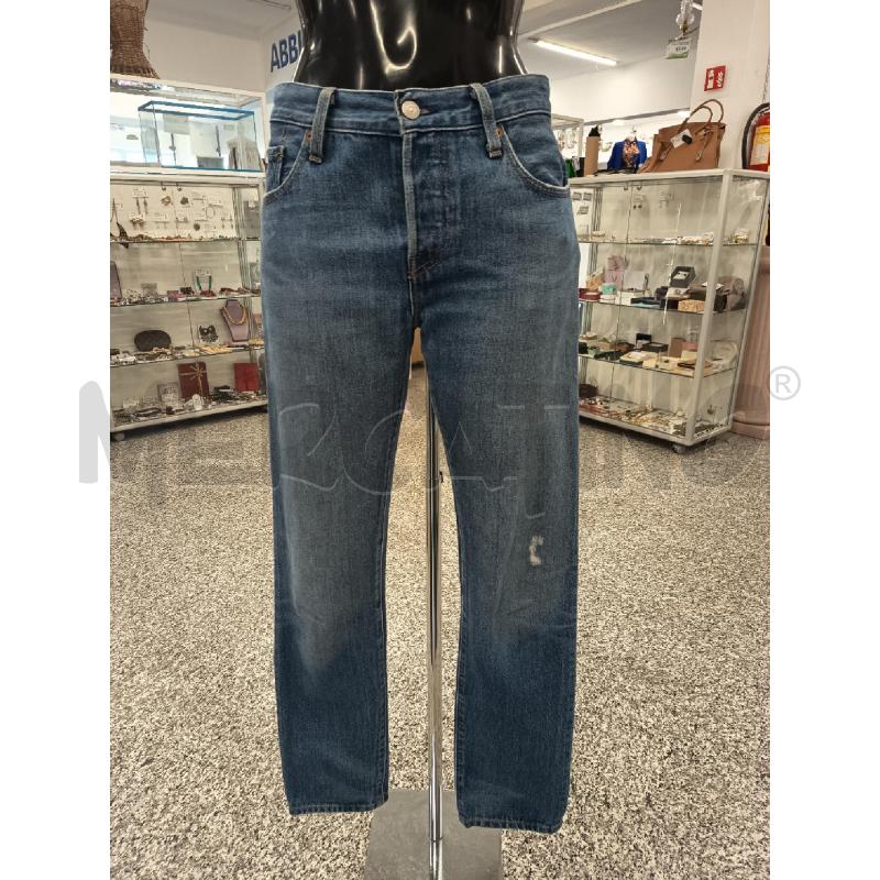 JEANS DONNA LEVIS 501 SCURI MINI STRAPPETT | Mercatino dell'Usato Roma rebibbia 1