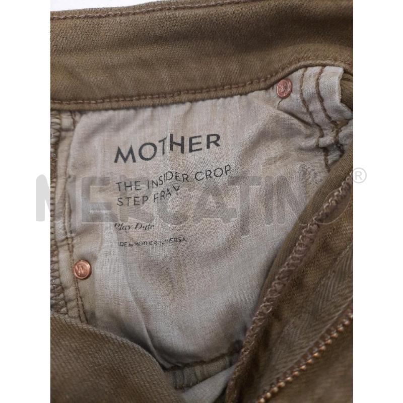 JEANS DONNA MOTHER VERDE MILITARE TOPPA FARFALLA | Mercatino dell'Usato Roma rebibbia 3