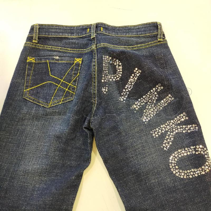 JEANS DONNA PINKO VINT VITA BASSA LOGO GLITTER RETRO | Mercatino dell'Usato Roma rebibbia 3