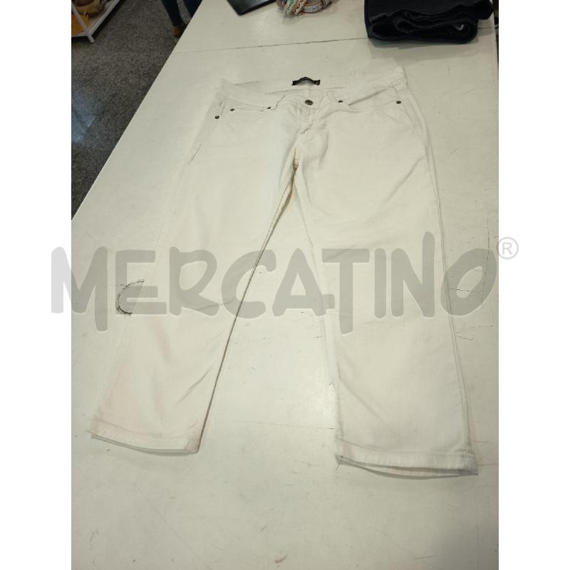 JEANS DONNA TWIN-SET BIANCO  | Mercatino dell'Usato Roma rebibbia 1