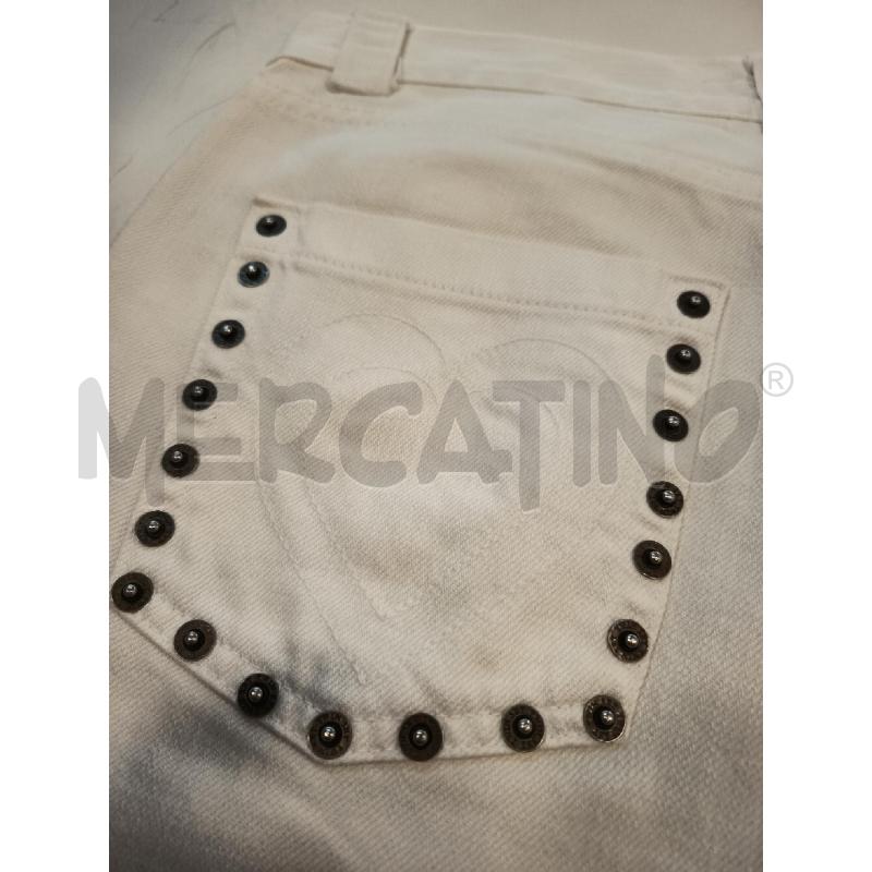 JEANS DONNA TWIN-SET BIANCO LOGO R INT | Mercatino dell'Usato Roma rebibbia 3