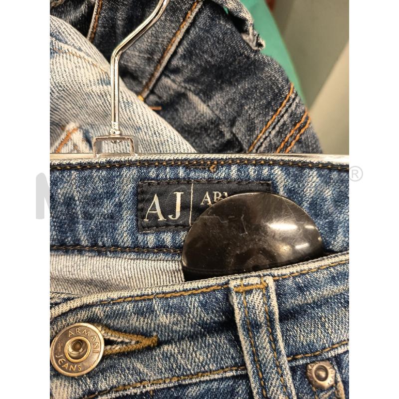 JEANS UOMO AJ LAVAGGIO SCURO CUCITURE VERDI  | Mercatino dell'Usato Roma rebibbia 4
