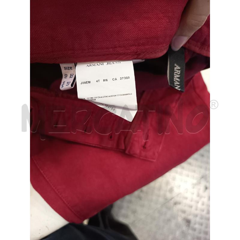 JEANS UOMO ARMANI JEANS BORDEUX | Mercatino dell'Usato Roma rebibbia 3