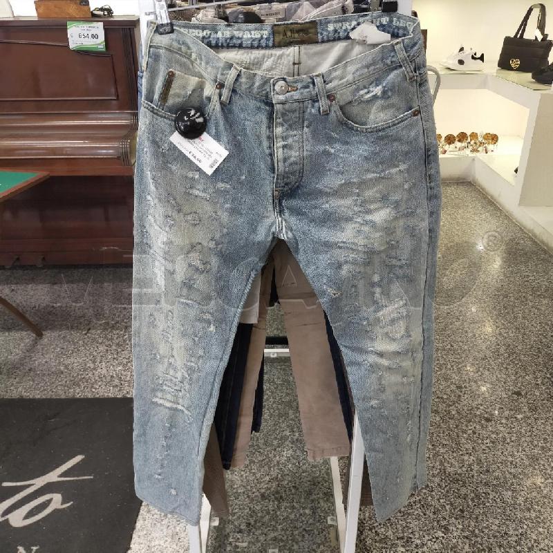 JEANS UOMO ARMANI JEANS CHIARI STRAPPI FINTI | Mercatino dell'Usato Roma rebibbia 1