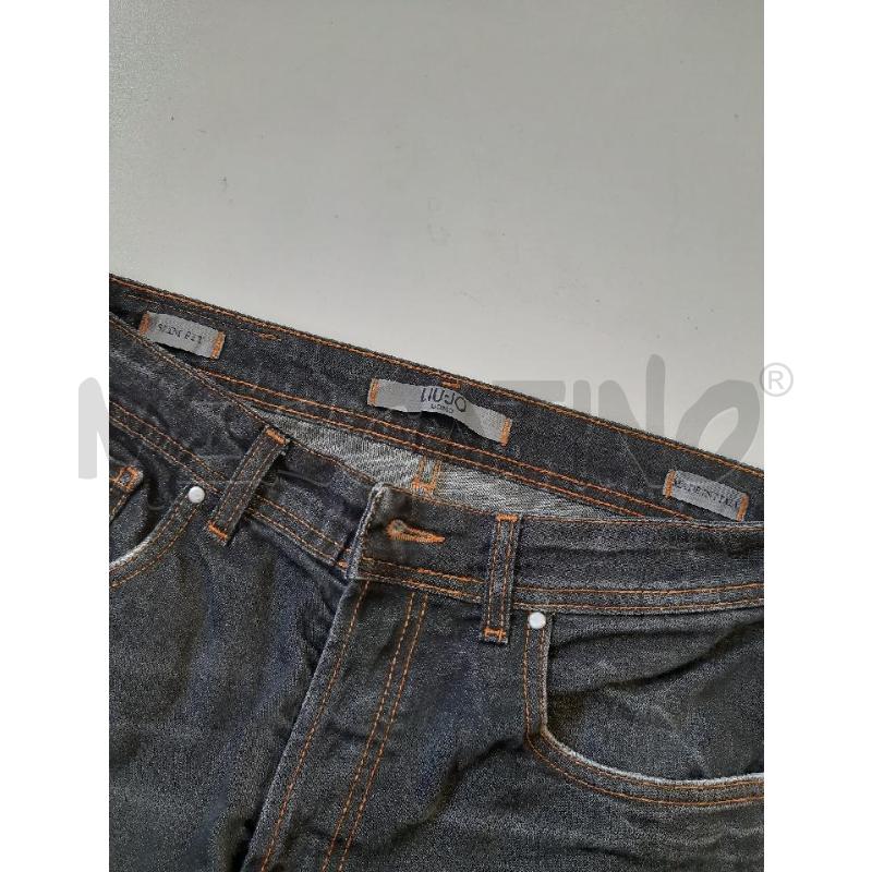 JEANS UOMO LIU-JO MARRONE SCURO  | Mercatino dell'Usato Roma rebibbia 3