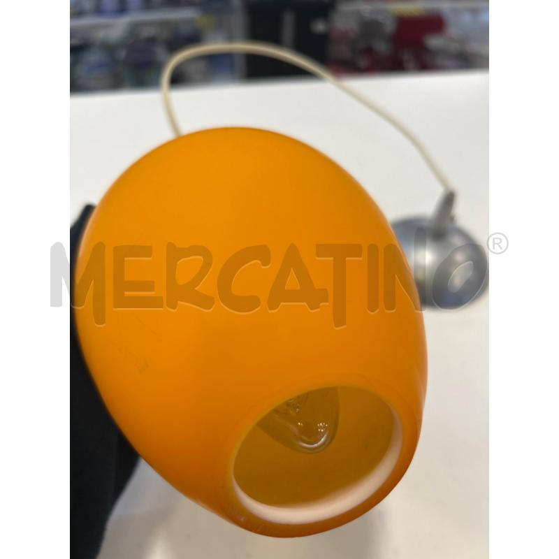 LAMPADARIO 1L ARANCIONE LUCENTE | Mercatino dell'Usato Roma rebibbia 3