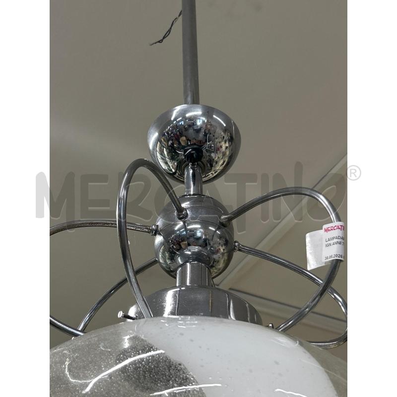 LAMPADARIO MURANO DESIGN ANNI 70 | Mercatino dell'Usato Roma rebibbia 3