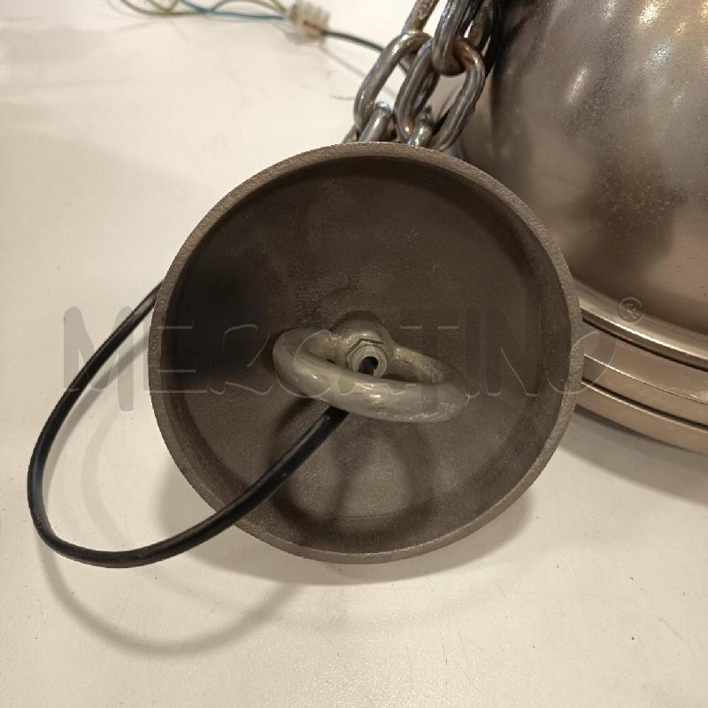 LAMPADARIO STILE INDUSTRIALE CROMO DA RIV | Mercatino dell'Usato Roma rebibbia 3