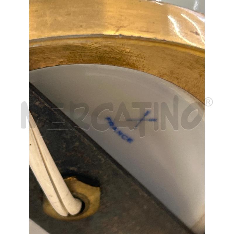 LAMPADA CERAMICA BIANCA FARFALLE DIPINTE | Mercatino dell'Usato Roma rebibbia 3