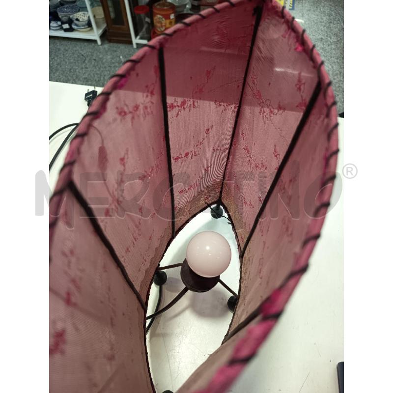 LAMPADA ESAGONALE STOFFA ROSA | Mercatino dell'Usato Roma rebibbia 2