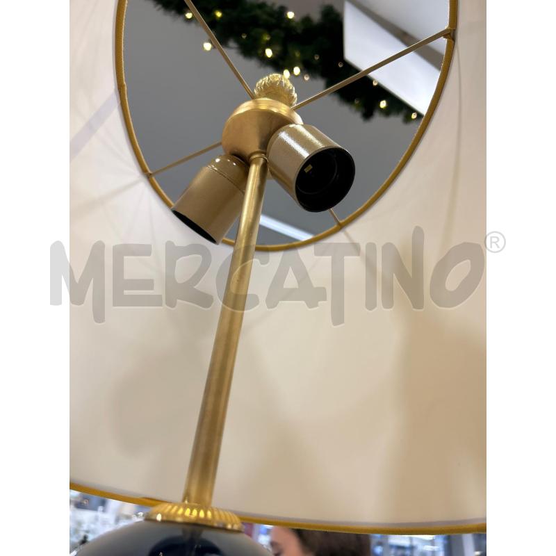 LAMPADA LAUDARTE SFERA BLU STELLE B MDORATA C OVALE | Mercatino dell'Usato Roma rebibbia 3