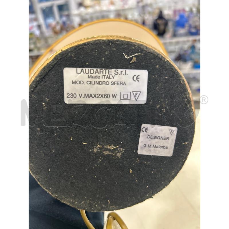 LAMPADA LAUDARTE SFERA BLU STELLE B MDORATA C OVALE | Mercatino dell'Usato Roma rebibbia 4