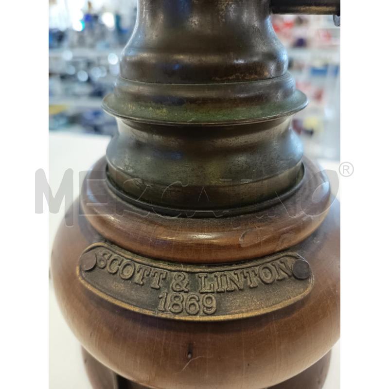 LAMPADA LEGNO SCOTT E LINTON 1869 CAPP VETRO | Mercatino dell'Usato Roma rebibbia 2