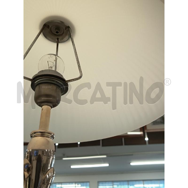 LAMPADA OTTAVIANI CROMO CAPPELLO VETRO SATINATO  | Mercatino dell'Usato Roma rebibbia 5