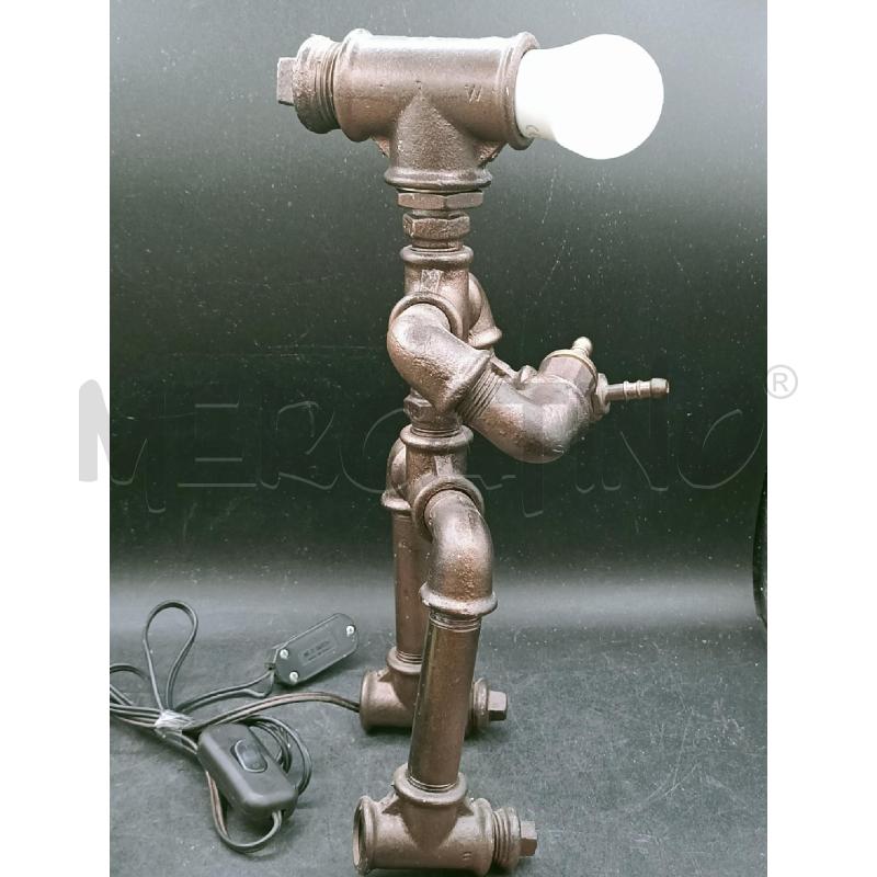 LAMPADA ROBOT TUBATURE METALLO  | Mercatino dell'Usato Roma rebibbia 2