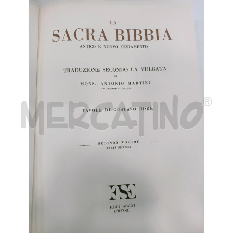 LA SACRA BIBBIA 4 VOL ILLUSTR GUSTAVO DORE | Mercatino dell'Usato Roma rebibbia 3