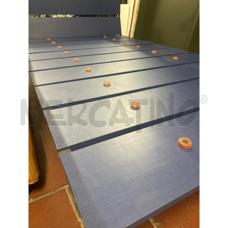 LETTO UNA PIAZZA E MEZZA BLU TADAO DI FLOU  | Mercatino dell'Usato Roma rebibbia 2