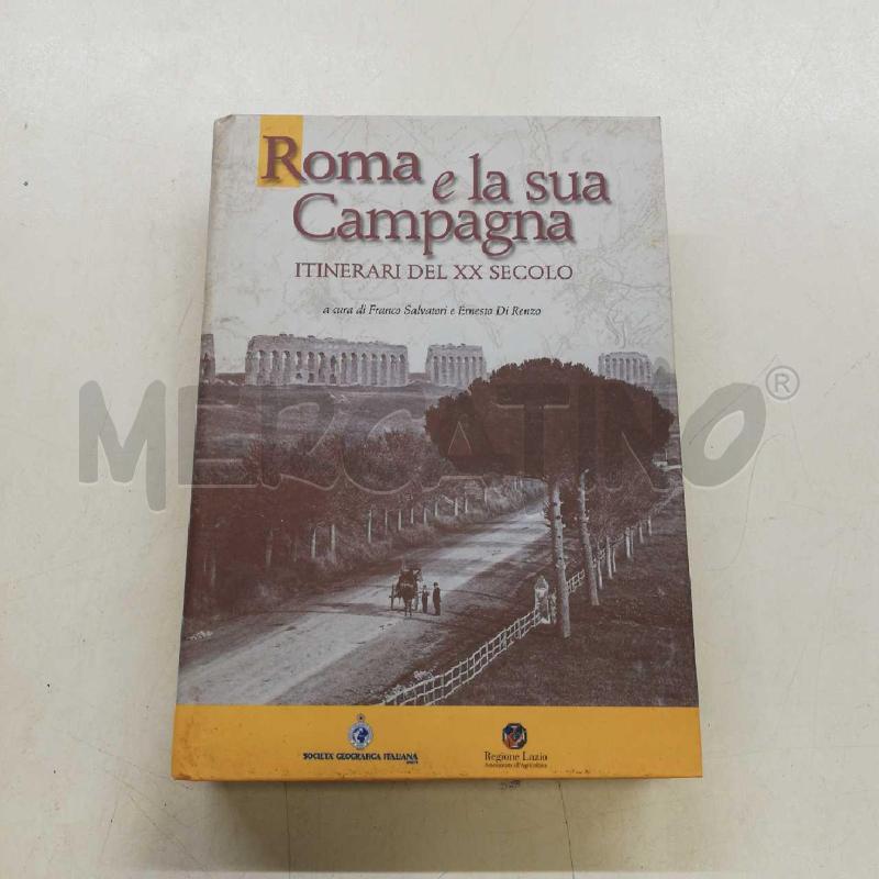 LIBRO ROMA E LA SUA CAMPAGNA | Mercatino dell'Usato Roma rebibbia 1