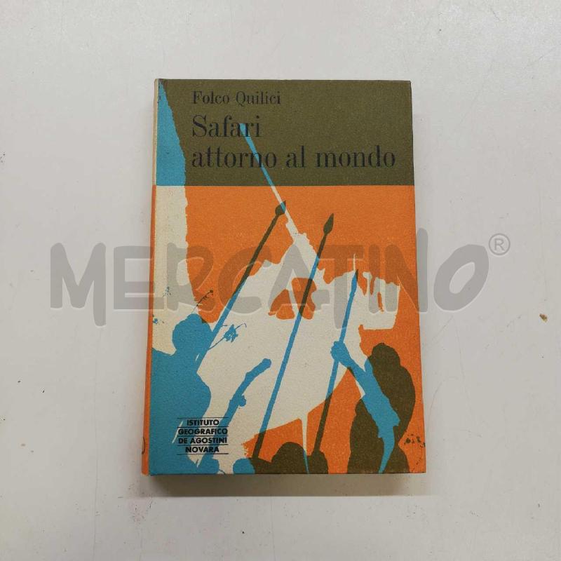 LIBRO SAFARI ATTORNO AL MONDO | Mercatino dell'Usato Roma rebibbia 1