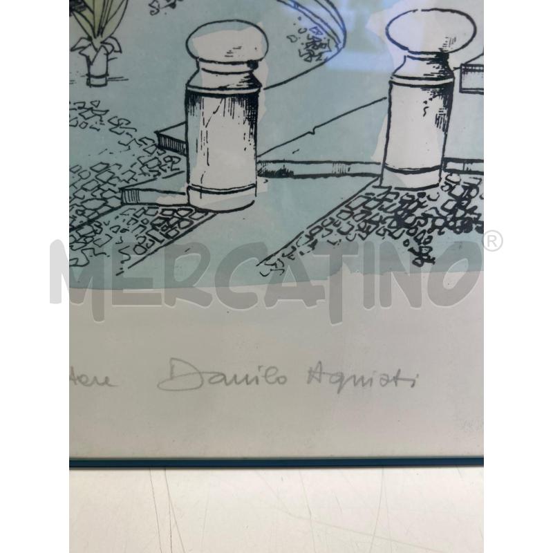 LITOGRAFIA COLORATA A MANO 140/150 | Mercatino dell'Usato Roma rebibbia 3