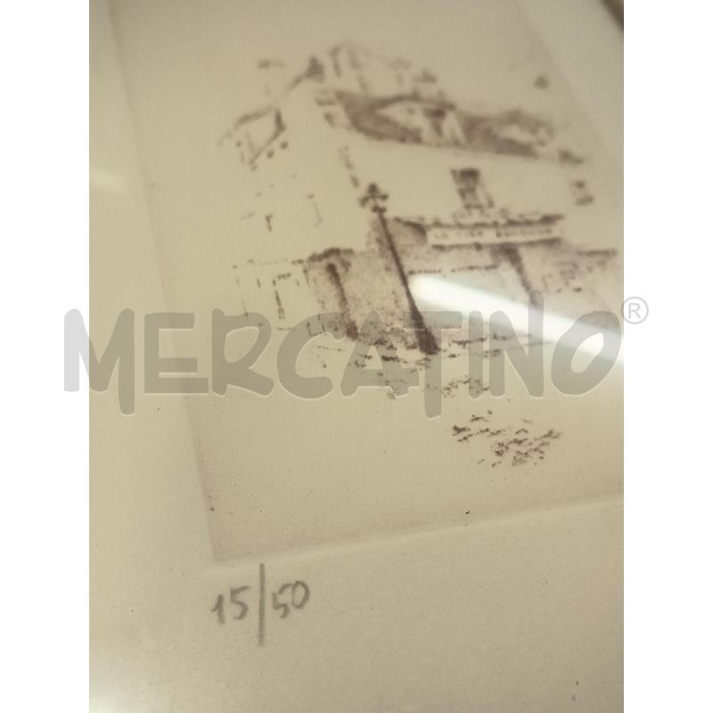 LITOGRAFIA SCORCIO CITTÀ FIRMA LIBERATI C/DOR  | Mercatino dell'Usato Roma rebibbia 3