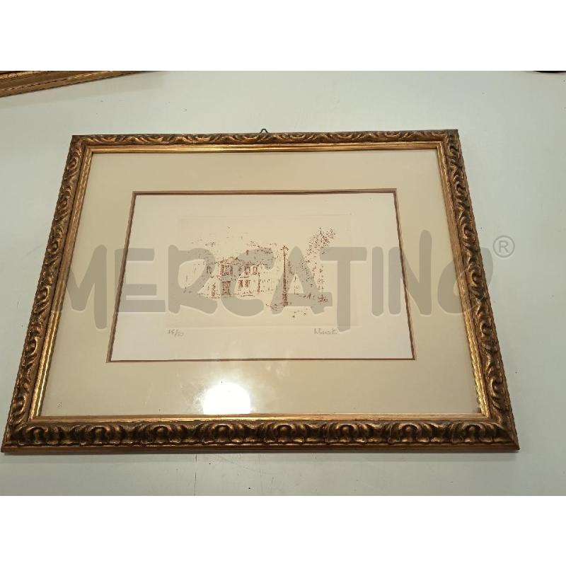 LITOGRAFIA SCORCIO CITTÀ FIRMA LIBERATI C/DOR  | Mercatino dell'Usato Roma rebibbia 1