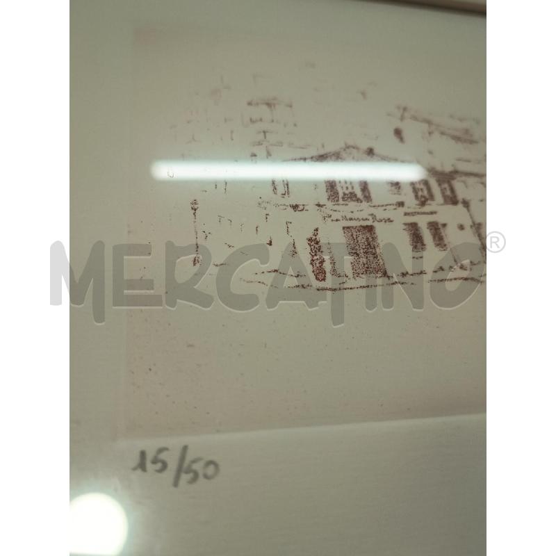 LITOGRAFIA SCORCIO CITTÀ FIRMA LIBERATI C/DOR  | Mercatino dell'Usato Roma rebibbia 3