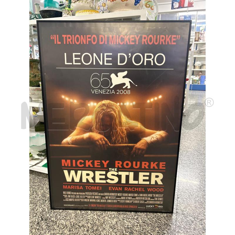 LOCANDINA CINEMA THE WRESTLER | Mercatino dell'Usato Roma rebibbia 1
