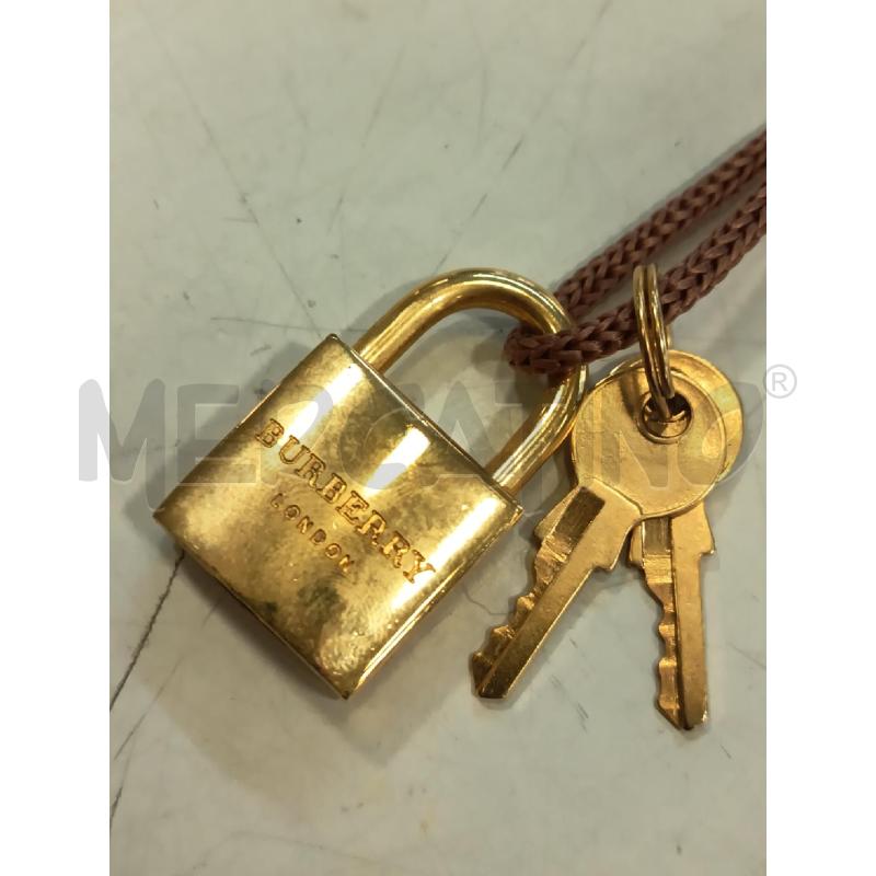 LUCCHETTO BURBERRY LONDON 2CHIAVI COD1321 INCISO | Mercatino dell'Usato Roma rebibbia 2
