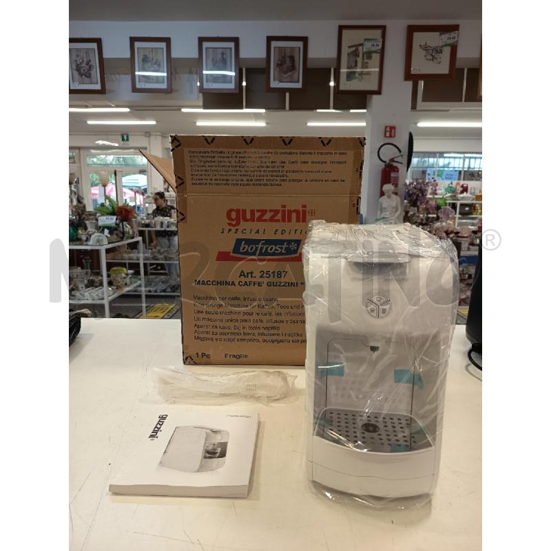 MACCHINA CAFFE' GUZZINI SPECIAL EDITION BOFROST WHITE | Mercatino dell'Usato Roma rebibbia 1