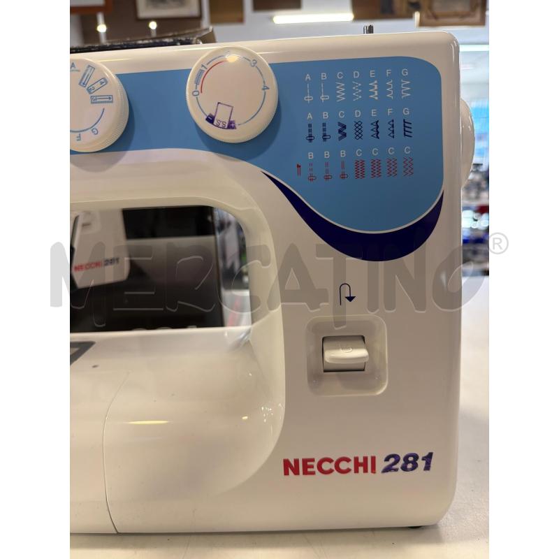 MACCHINA CUCIRE NECCHI 281 BIANCA  | Mercatino dell'Usato Roma rebibbia 2