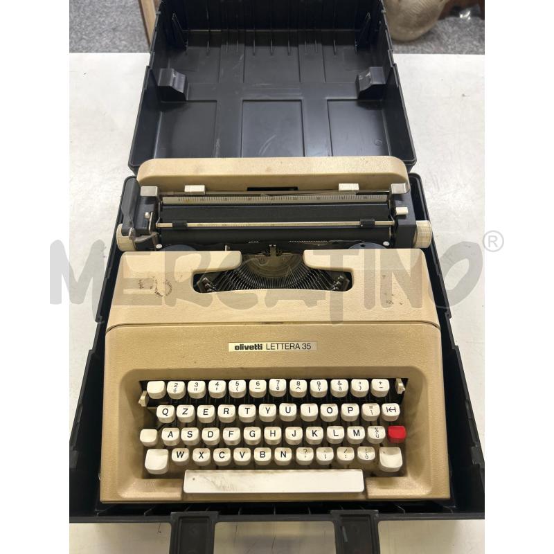 MACCHINA DA SCRIVERE OLIVETTI LETTERA 35 | Mercatino dell'Usato Roma rebibbia 1
