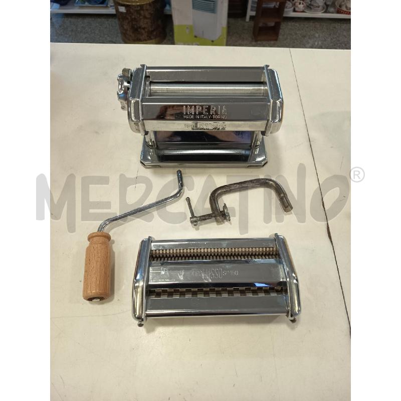 MACCHINA PER PASTA IMPERIA CROMO | Mercatino dell'Usato Roma rebibbia 1