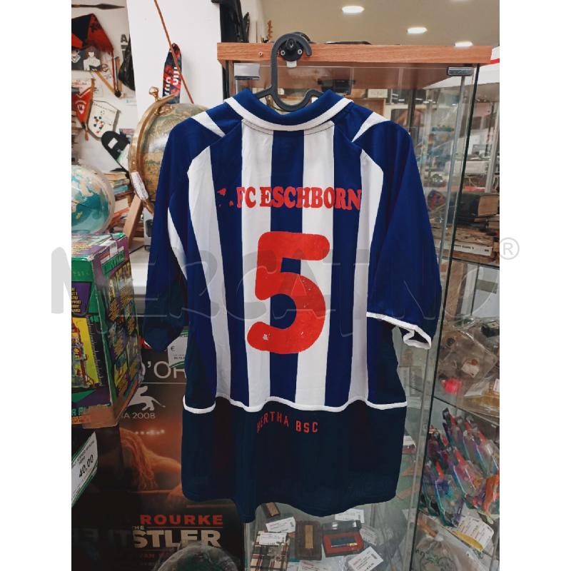 MAGLIA CALCIO ESCHBORN BIANCO BLU | Mercatino dell'Usato Roma rebibbia 2