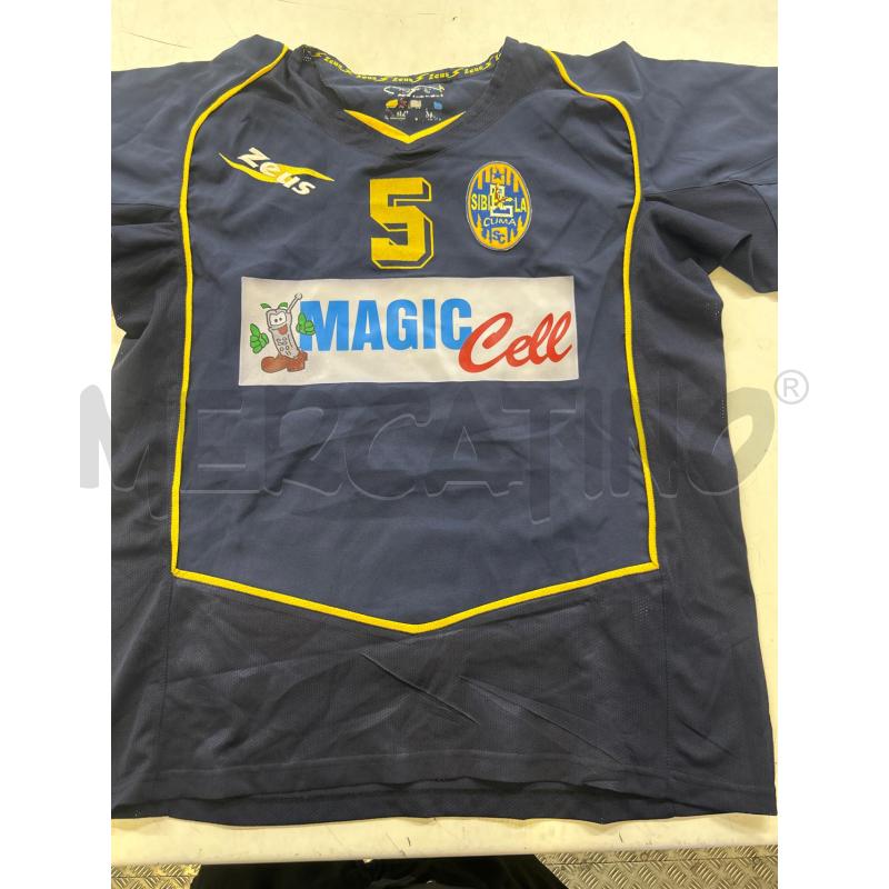 MAGLIA CALCIO SIBILLA CUMA TG M | Mercatino dell'Usato Roma rebibbia 1