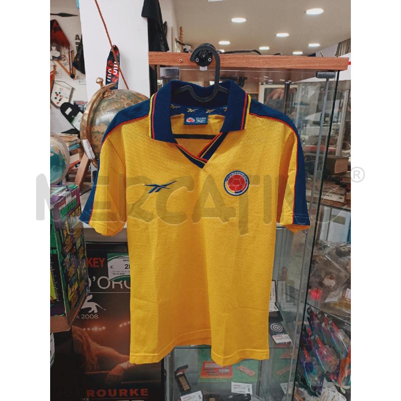 MAGLIA COLOMBIA REEBOK GIALLA | Mercatino dell'Usato Roma rebibbia 1