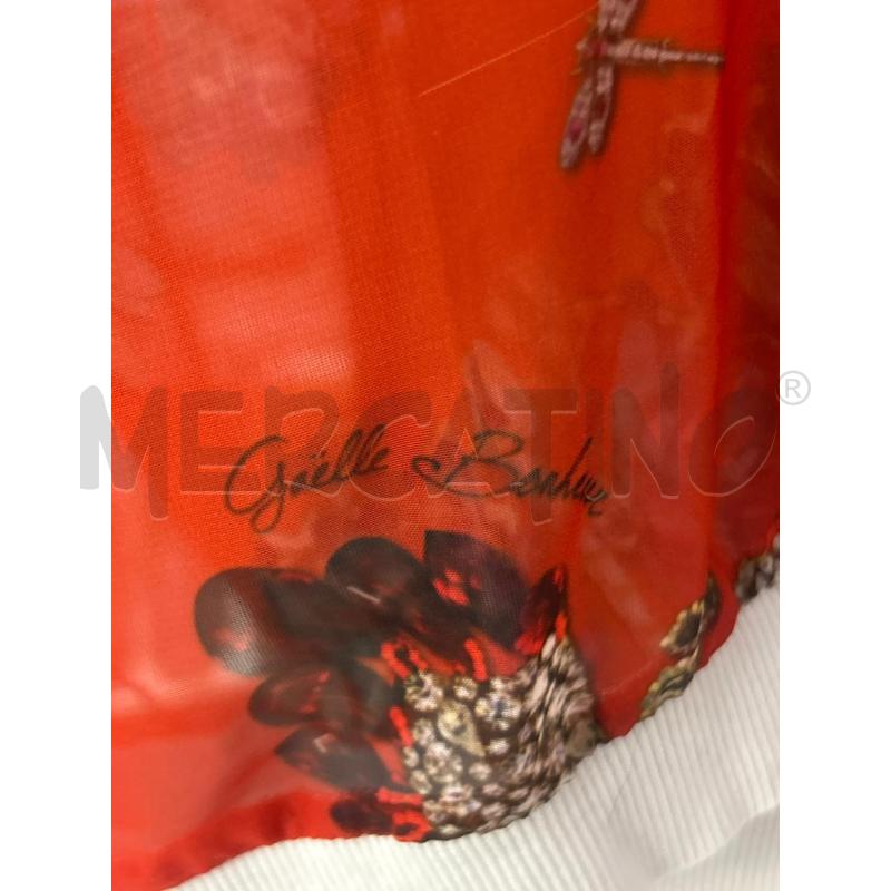 MAGLIA DONNA GAELLE ROSSA TRASPARENTE DIS FARFALLE  | Mercatino dell'Usato Roma rebibbia 2