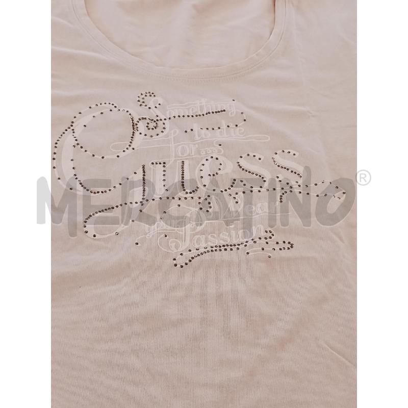 MAGLIA DONNA GUESS ROSA ANTICO STRASS | Mercatino dell'Usato Roma rebibbia 2