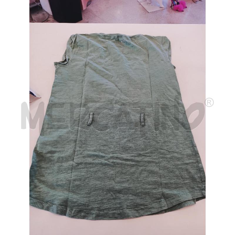 MAGLIA DONNA LIU-JO VERDE SCRITTA STRASS | Mercatino dell'Usato Roma rebibbia 2