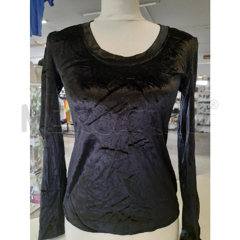 MAGLIA DONNA NERA MOSCHINO VELLUTO | Mercatino dell'Usato Roma rebibbia 1