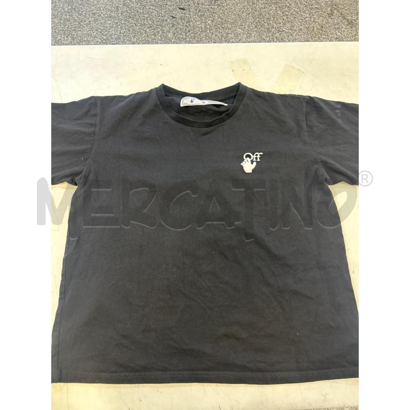 MAGLIA DONNA OFF WHITE NERA SCRITTA BIANCA  | Mercatino dell'Usato Roma rebibbia 1
