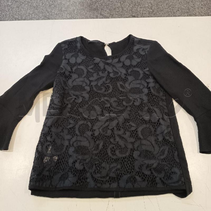 MAGLIA DONNA PINKO NERA PIZZO FIORI | Mercatino dell'Usato Roma rebibbia 1
