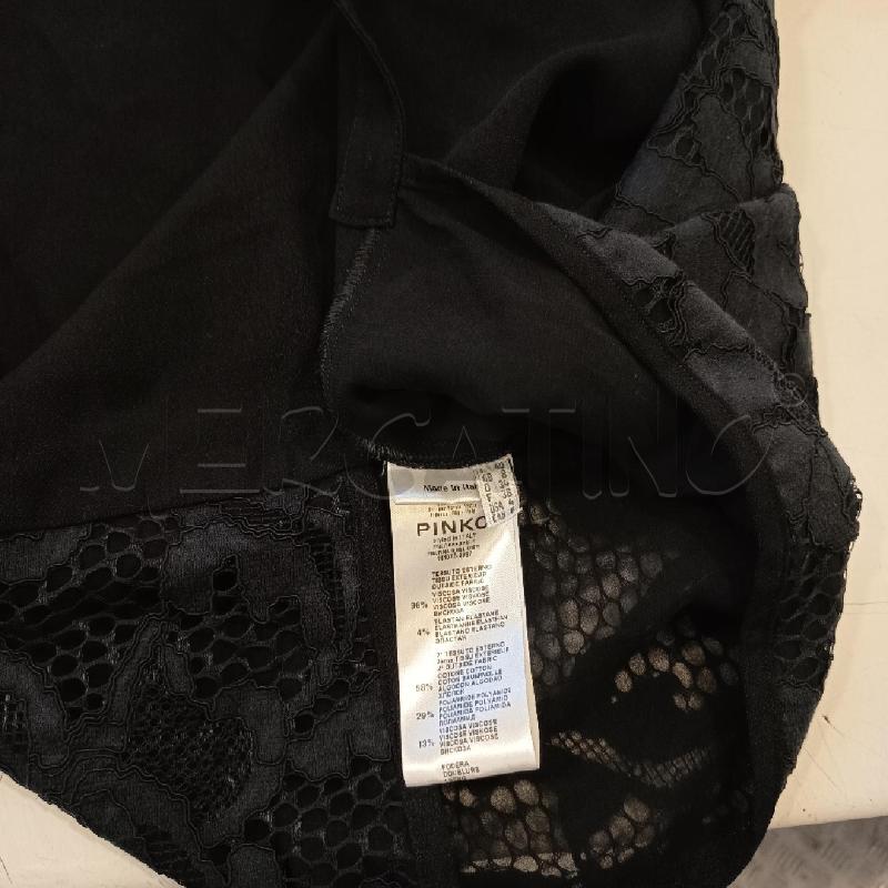 MAGLIA DONNA PINKO NERA PIZZO FIORI | Mercatino dell'Usato Roma rebibbia 3