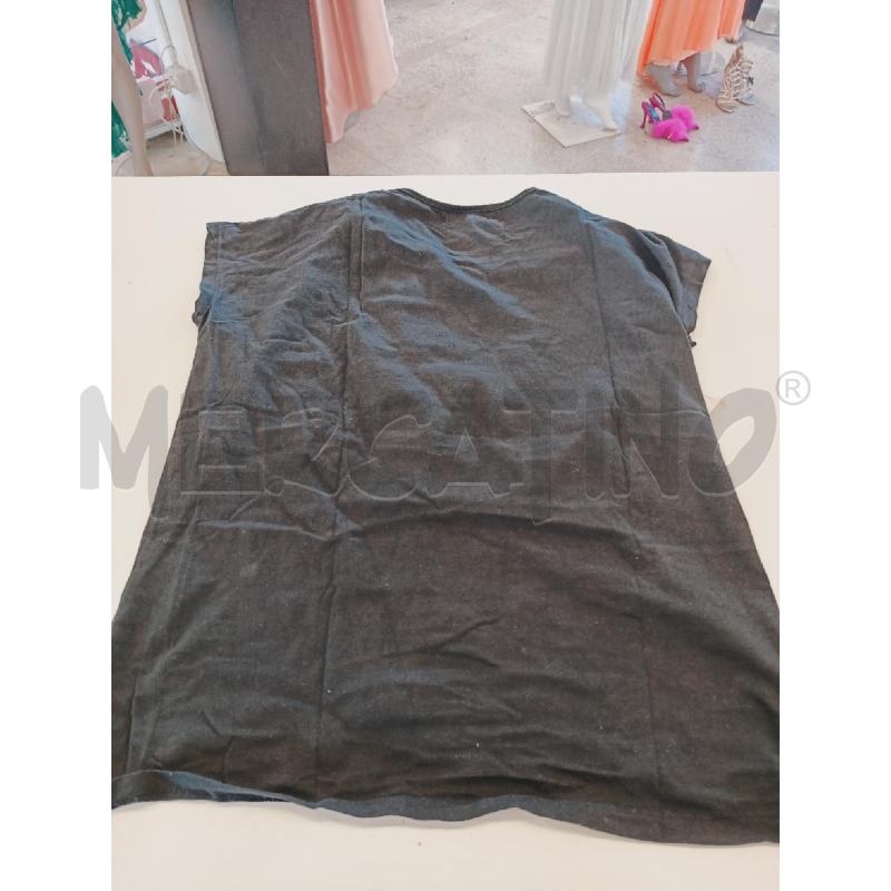 MAGLIA DONNA SILVIAN HEACH NERA SCRITTA BIANCA | Mercatino dell'Usato Roma rebibbia 3