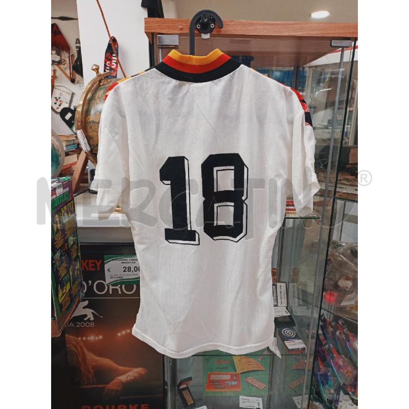 MAGLIA GERMANIA ADIDAS BIANCA ROMBI ANNI 90 | Mercatino dell'Usato Roma rebibbia 2