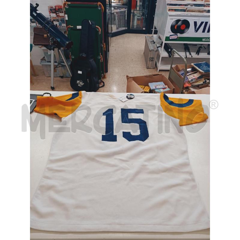 MAGLIA NFL LA RAMS BIANCO GIALLA ANNI 70 | Mercatino dell'Usato Roma rebibbia 2