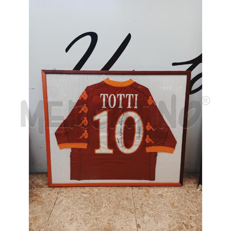 MAGLIA ROMA TOTTI AUTOGRAFATA | Mercatino dell'Usato Roma rebibbia 1