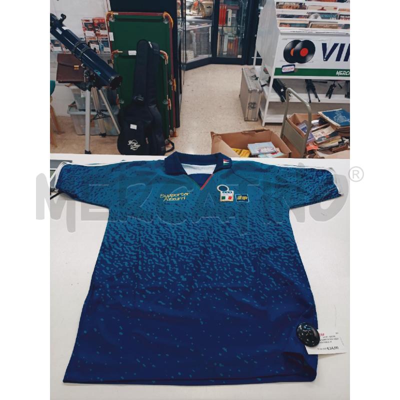 MAGLIA SUPPORTER AZZURRI NAZIONALE VINTAGE | Mercatino dell'Usato Roma rebibbia 1