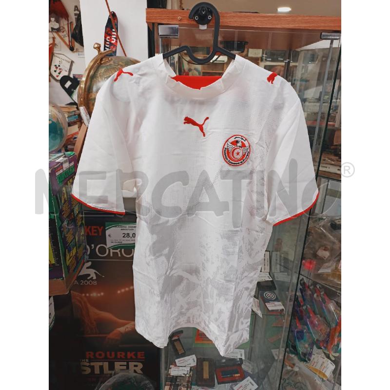 MAGLIA TUNISIA PUMA BIANCA | Mercatino dell'Usato Roma rebibbia 1