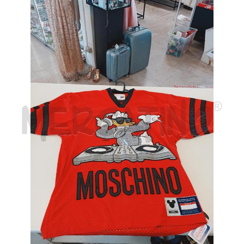 MAGLIA UOMO H6M MOSCHINO ROSSA PAPERINO STRASS | Mercatino dell'Usato Roma rebibbia 1